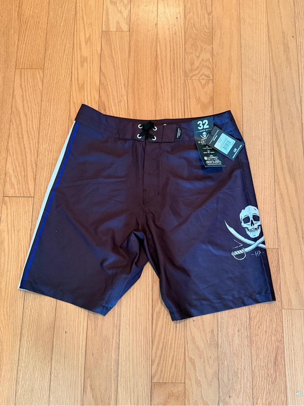 Haggard Pirate black size 32 Board shorts, four-way stretch quick dry fabric